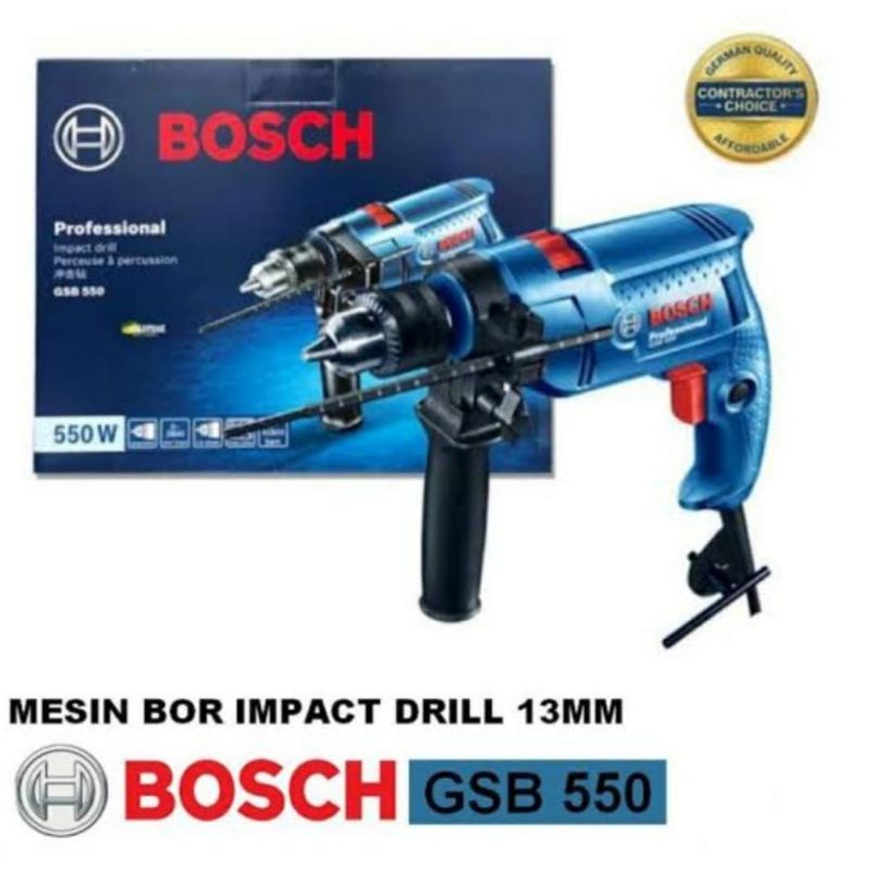 MESIN BOR BOSCH GSB 550 13MM