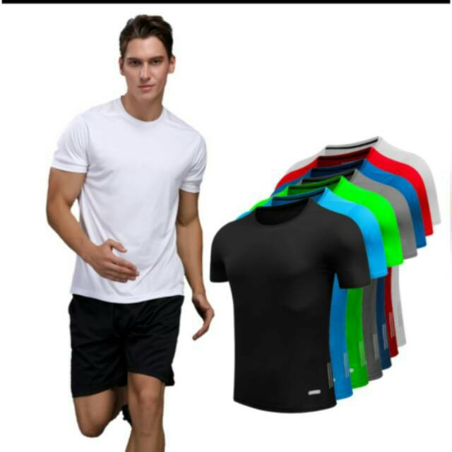  Kaos  oneck polos  murah bahan  pe  single ko Shopee Indonesia