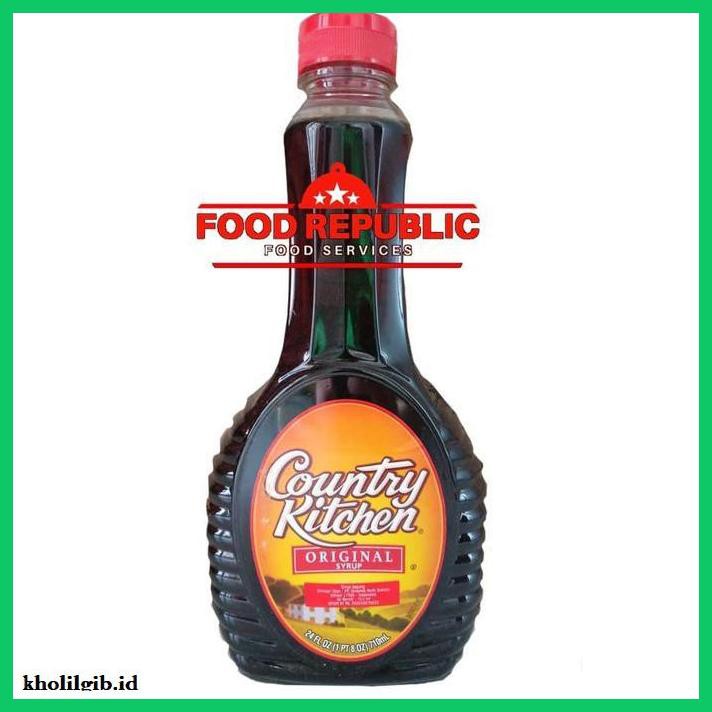 

gnidderdsaus- country kitchen maple syrup log cabin 710 gr sirup jagung / corn syrup -asliiiiii.