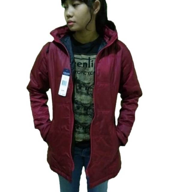 Jaket Parasut Blazer Wanita Hoodie Zipper
