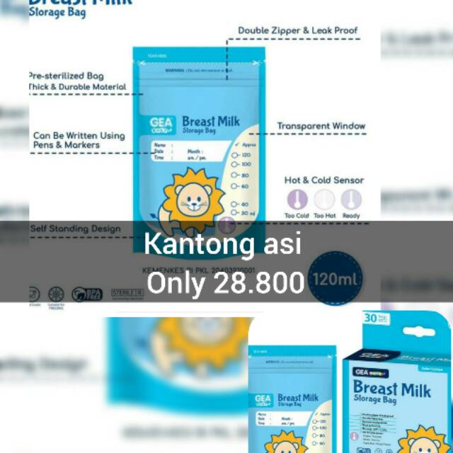 Kantong asi 100mL dan120mL