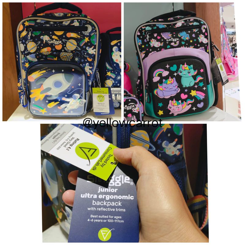 TAS SMIGGLE JUNIOR ULTRA ERGONOMIC BACKPACK SKY HI ORIGINAL TK ANAK LAKI PEREMPUAN
