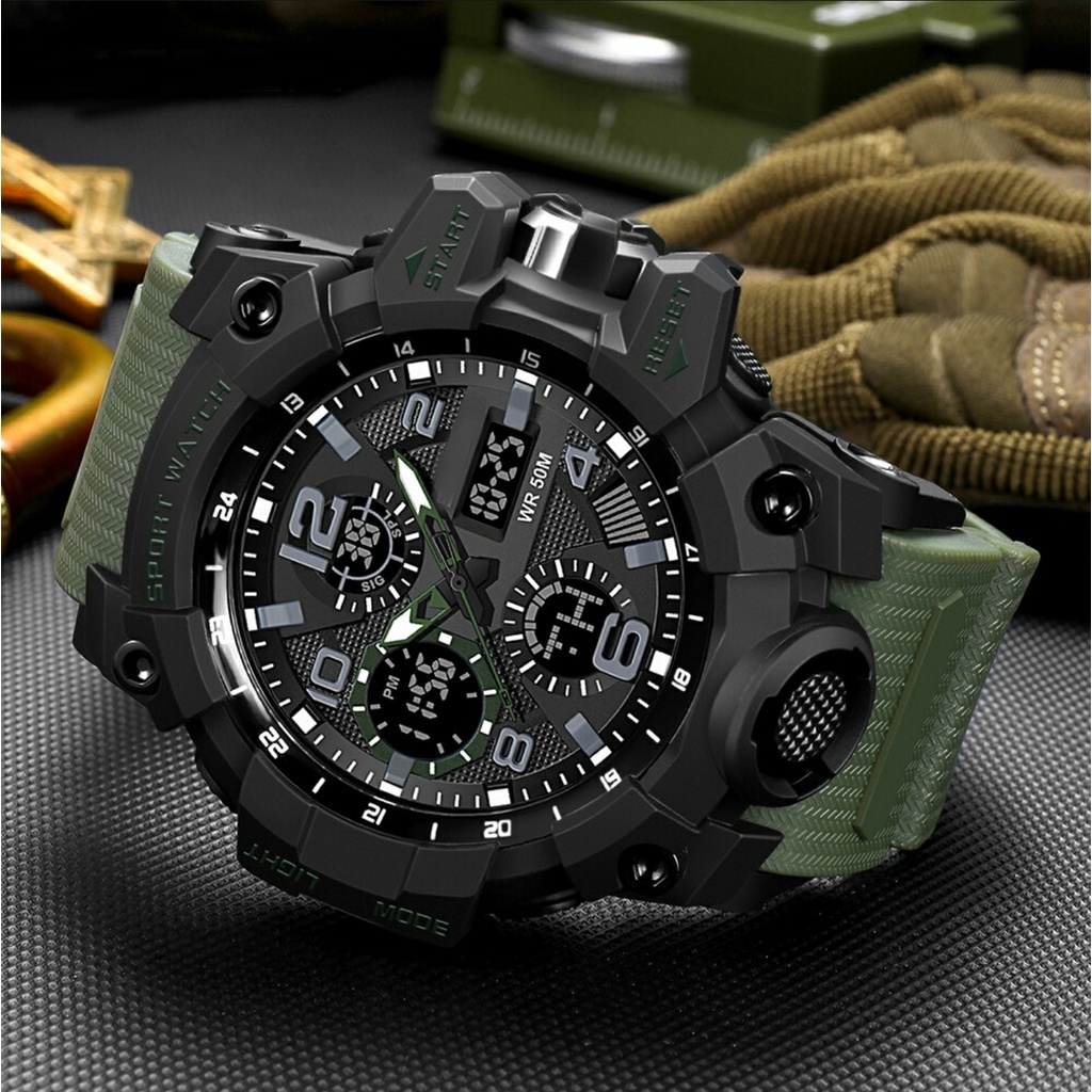 BISA COD - JAM TANGAN PRIA SPORT / JAM TANGAN LAKI-LAKI SPORT / JAM TANGAN ANTI AIR / JAM TANGAN SPORT ANTI AIR RJT-ANSPORT