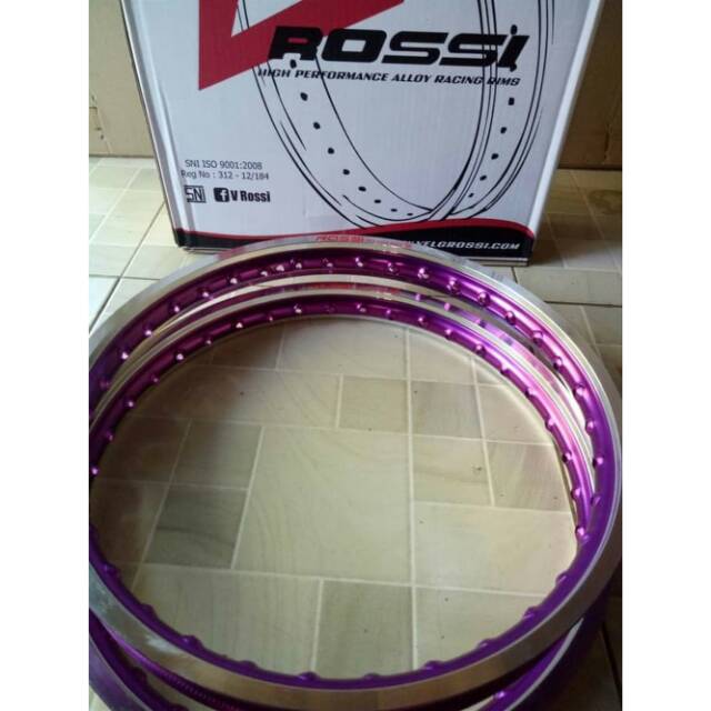 Velg Rossi SET 140/160 X 17 WM Ungu Silver (140 160 Ring 17)