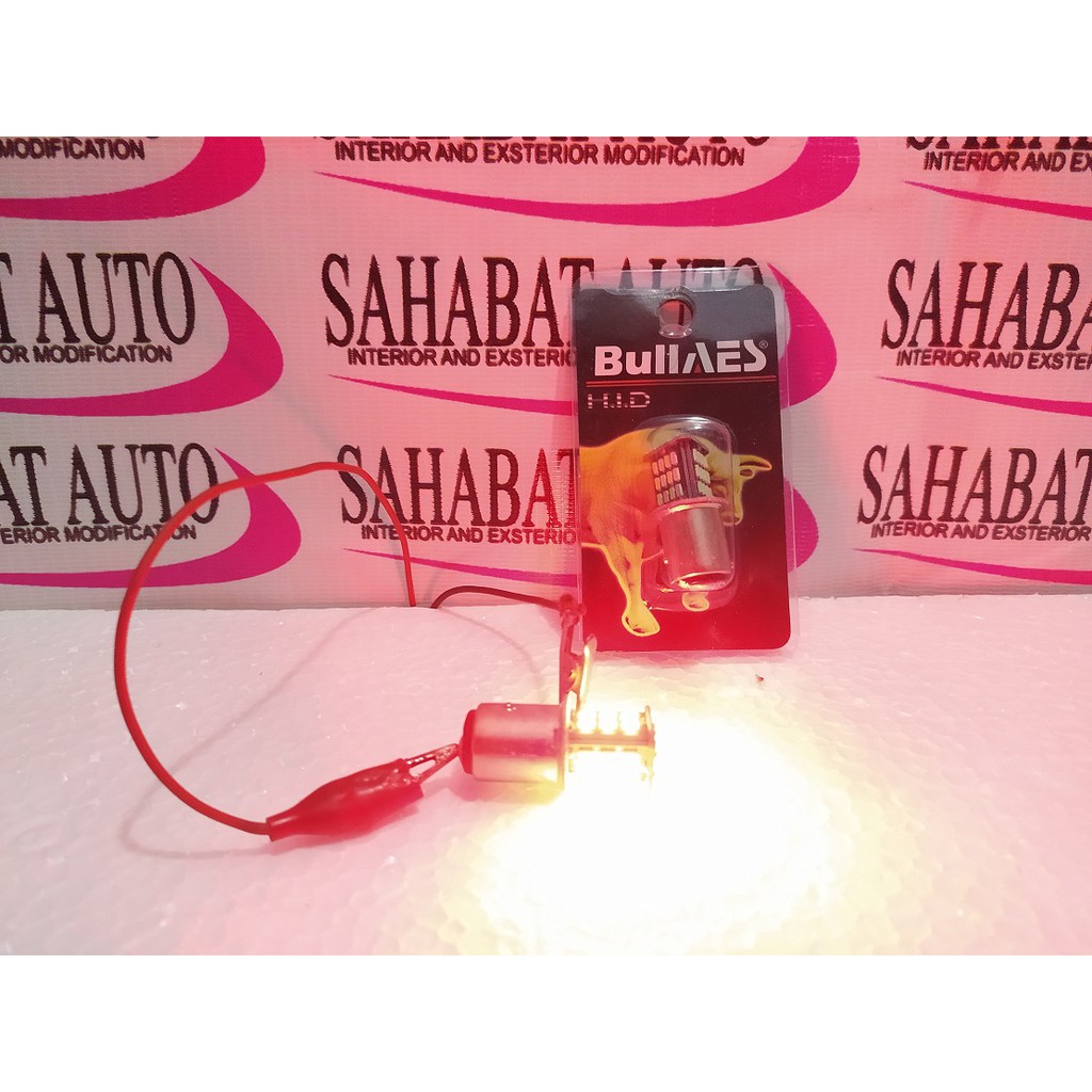 LAMPU STOP REM STROBO SEGITIGA 48 MATA LED NYALA 2 WARNA 12 V AC/DC BISA UNTUK MOBIL MOTORn Diam Lampu Rem Strobo