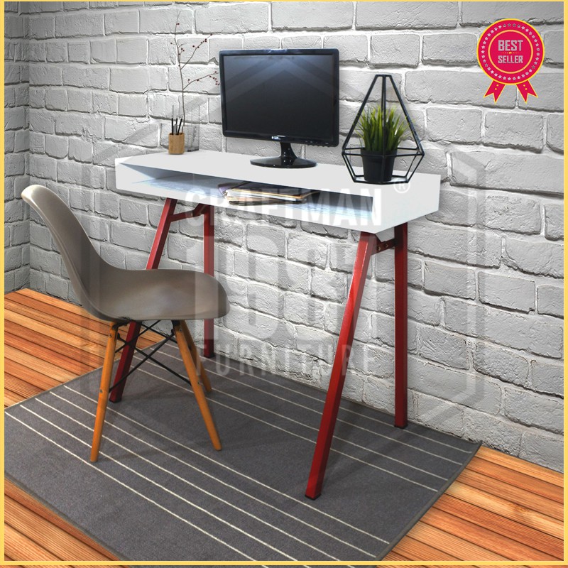 Meja Baca Kerja Tulis Belajar Komputer 100x35 Simple Minimalis