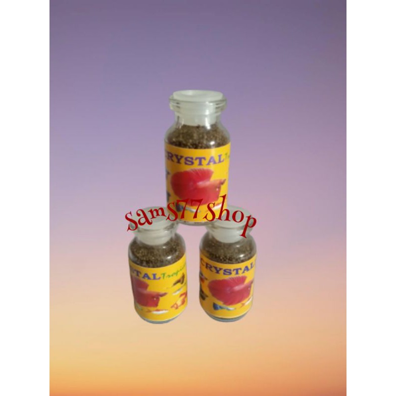 

BETTA PELET IKAN CUPANG- TROPICAL FISH CRISTAL