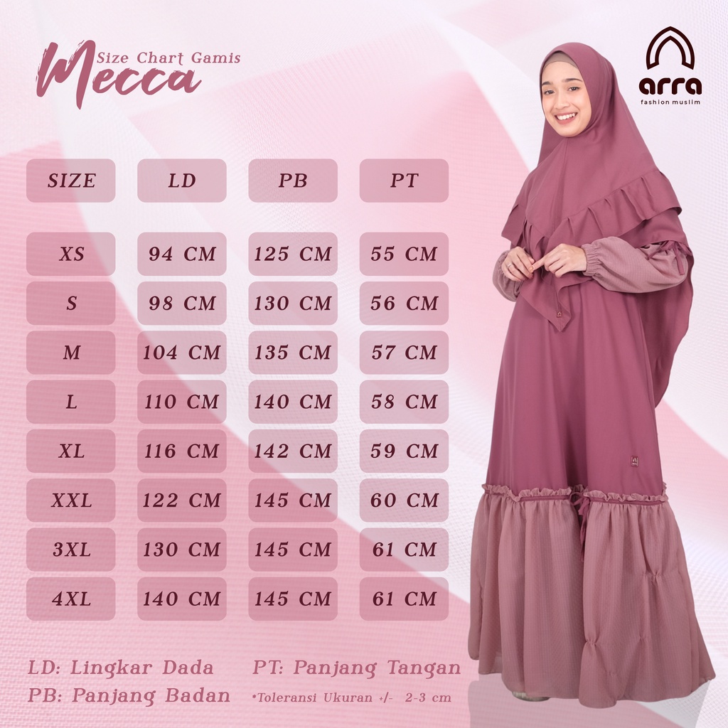 Arra Sarimbit Keluarga Gamis Ayah Ibu Anak Series Mecca Warna Terracotta Original Premium Baju Couple Busana Muslim Terbaru 2022