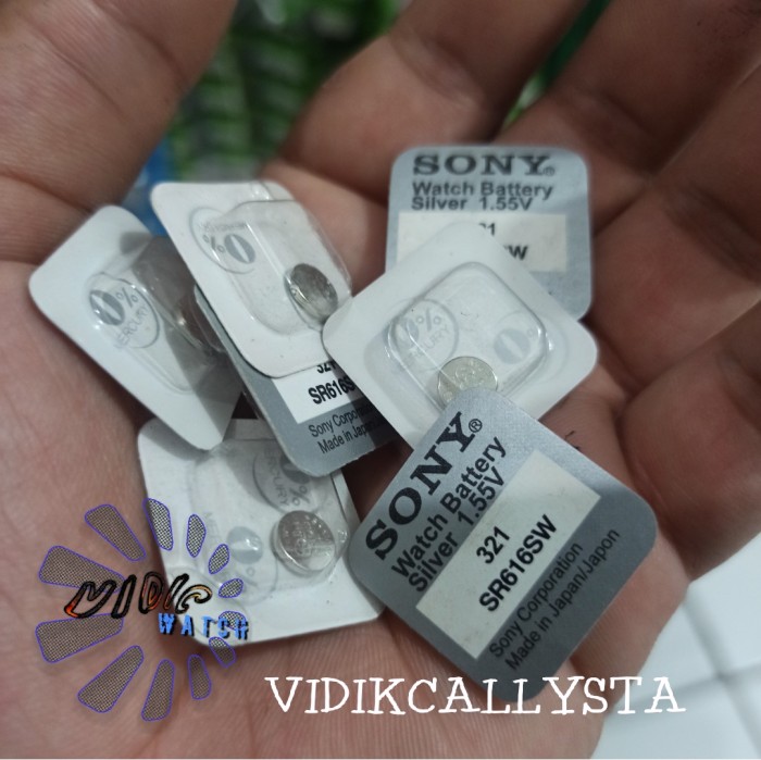 SONY 321 SP SR616 SR 616 S616 BATREI BATRE BATERAI JAM TANGAN ORIGINAL