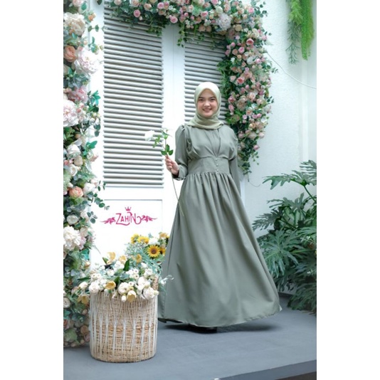 BISA COD | GAMIS ITY CREPE ORI BY ZAHIN | DRESS MURAH ADEM | DRESS KONDANGAN SIMPLE ELEGANT | DRESS SHIVA BY ZAHIN | Gamis Aqila Outer ity crepe by Zahin | Gamis ORI Zahin | gamis Elista syar'i By ZAHIN