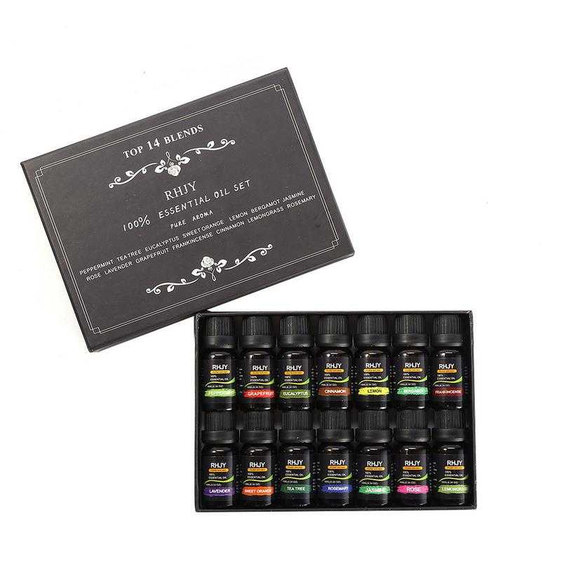 (BISA COD) RVOSTR Firstsun Set Essential Oils Minyak Aromatherapy 10ml 14PCS RH-14