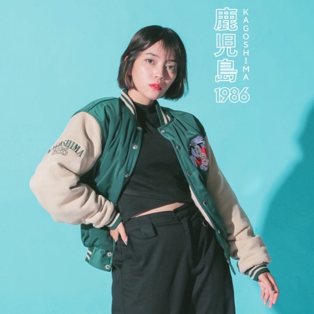 Jaket Varsity Baseball Jepang Club of 1986 Kagoshima Jaket Varsity Baseball Jepang Club of 1986 Kagoshima