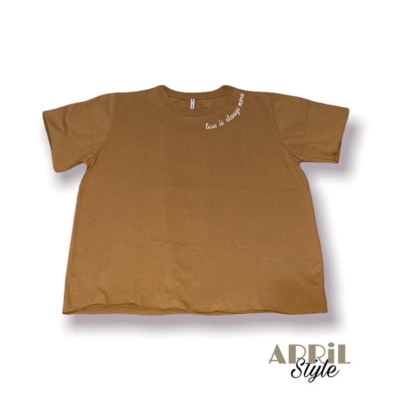 Kaos wanita crop top Original COLORBOX 100%