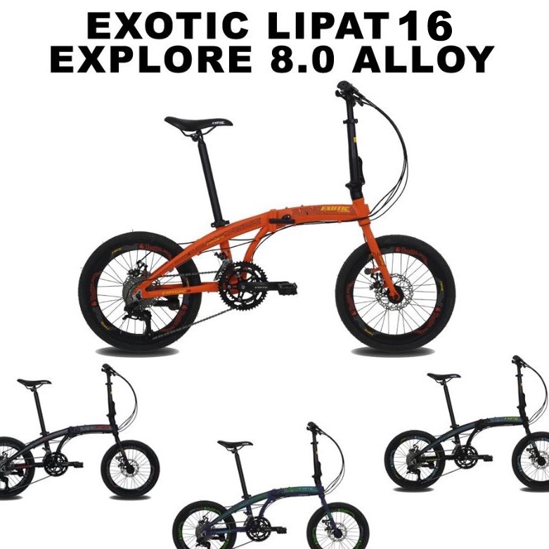 ❤Bazar❤ Sepeda Lipat 16 Inch Exotic ET-2026 Explore 8.0