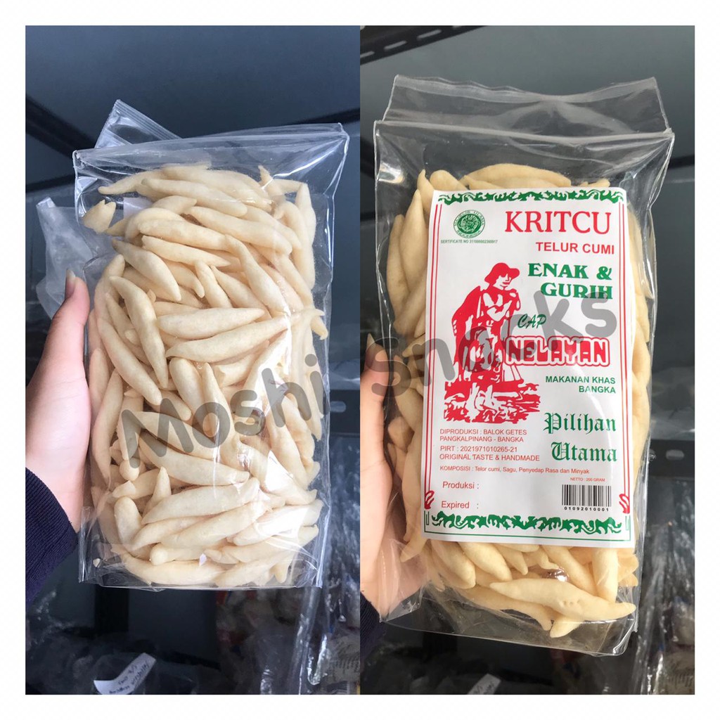 

Kritcu Telur Cumi Super Cap Nelayan 200gr Halal Asli Bangka / Stick Cumi / Kerupuk Cumi Bangka