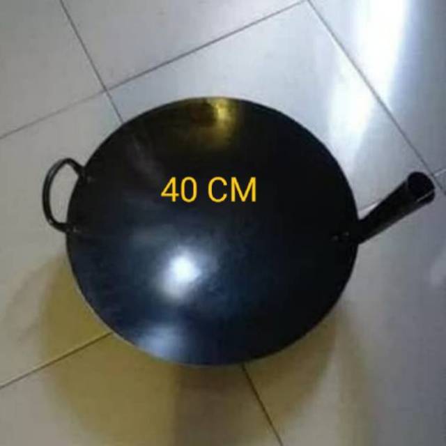 KUALI BESAR BAJA 40cm kwali kuwali wajan penggorengan nasi goreng  Berkualitas