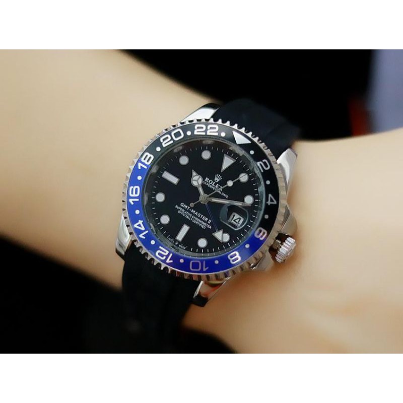 jam tangan pria dan wanita rolex rubber tanggal aktif