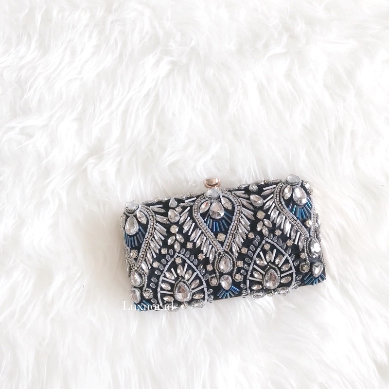 Onyx - clutch - tas pesta - kado seserahan hantaran mahar - bridesmaid valentine gift
