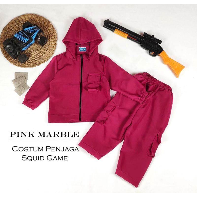 BAJU PENJAGA SQUID GAME/ BAJU SQUID GAME /BAJU VIRAL /KOSTUM SQUID GAME/ BONEKA SQUID GAME