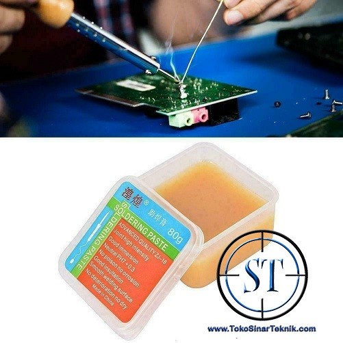 Lotfet 80 Gr Pembersih Solder Minyak Songka Lotfett 80gram Flux Paste Solder Welding Rosin Grease