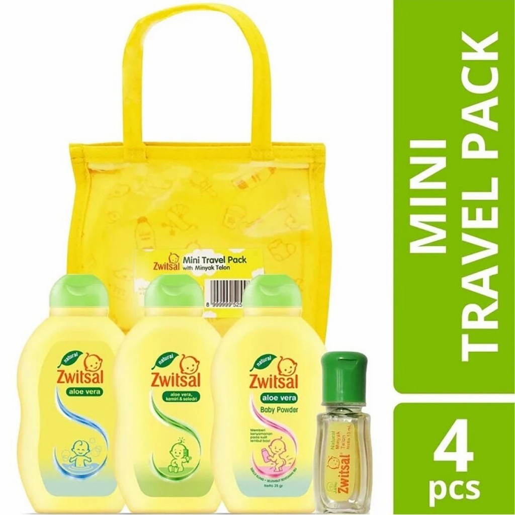 ZWITSAL Safe Travel Kit  ( Zwitsal Mini Travel Pack) Perlengkapan Bayi Mini Travel Pack