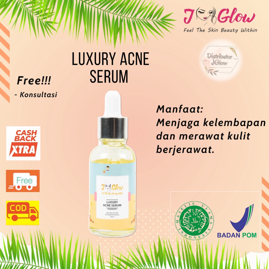 Jglow J glow J-glow Skincare Luxury Acne Serum Perawatan Remaja Baby Oily Berminyak Jerawat Acne Whi