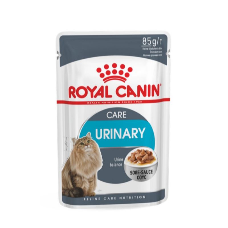 (1pcs) royal canin urinary care pouch wet food 85 gr