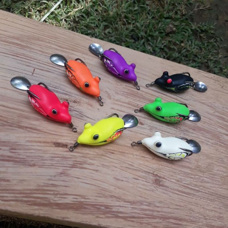 Soft Frog Bentuk tikus Can's Lure