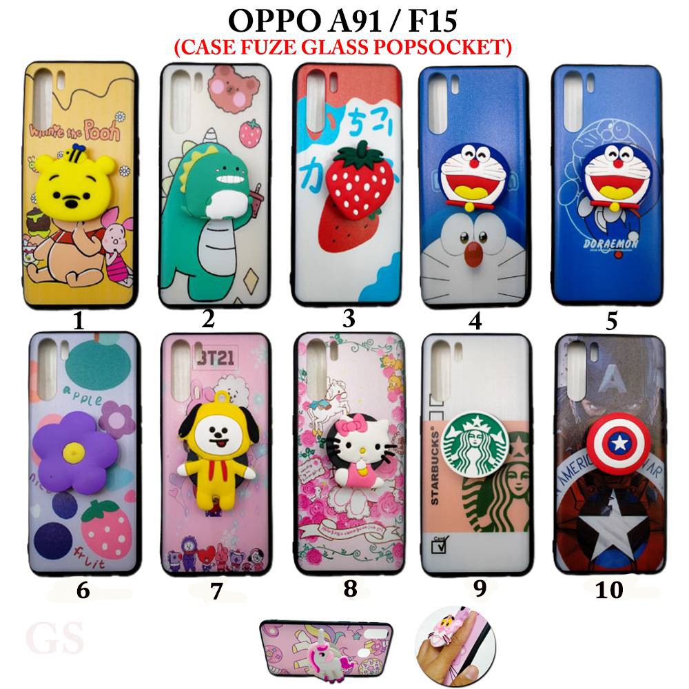 PROMO CUCI GUDANG Case OPPO A52 A72 A92 A91 F15 A12 A5S A7 A39 A57 A3S A5 K5  K3 C12 C15 6 6 PRO C2 A1K Case Fuze Glass Plus Popsocket