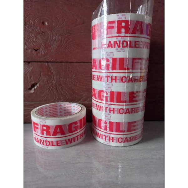 

Lakban Fragile verona/coklat bening nachi