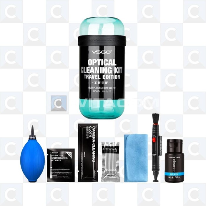 Jual VSGO Optical Cleaning Kit Travel Edition Blue ( DKL15B