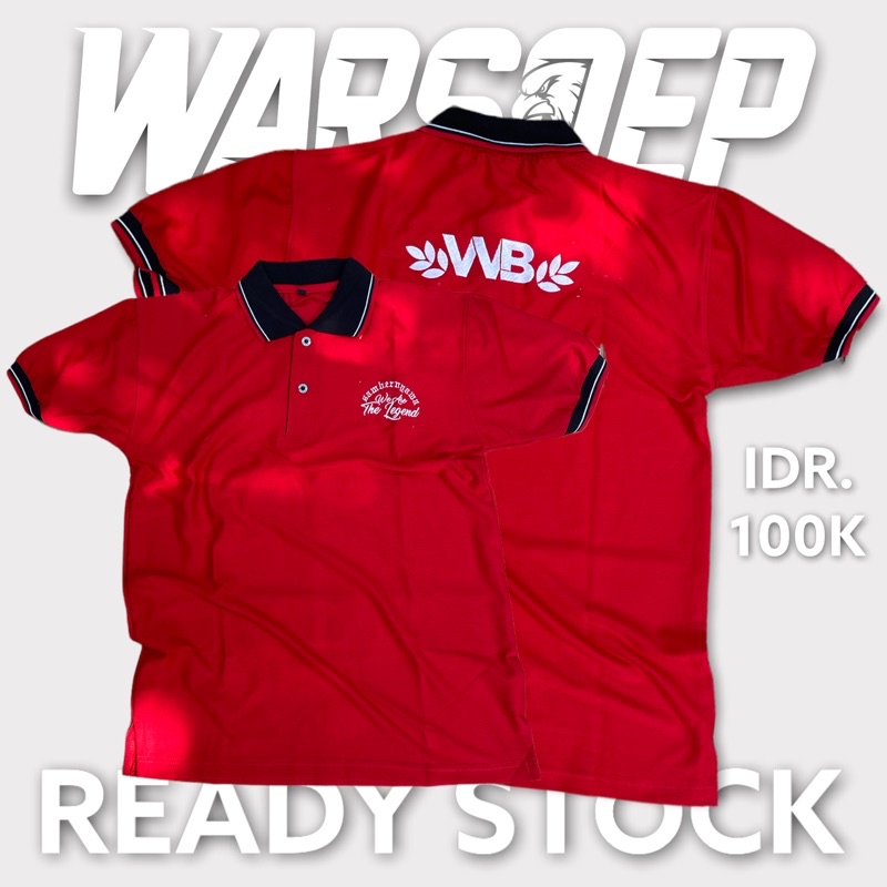 WARSOEP- Kaos Polo Shirt pria wanita Polo Shirt - VVB Combed 30s KAOS LENGAN PENDEK