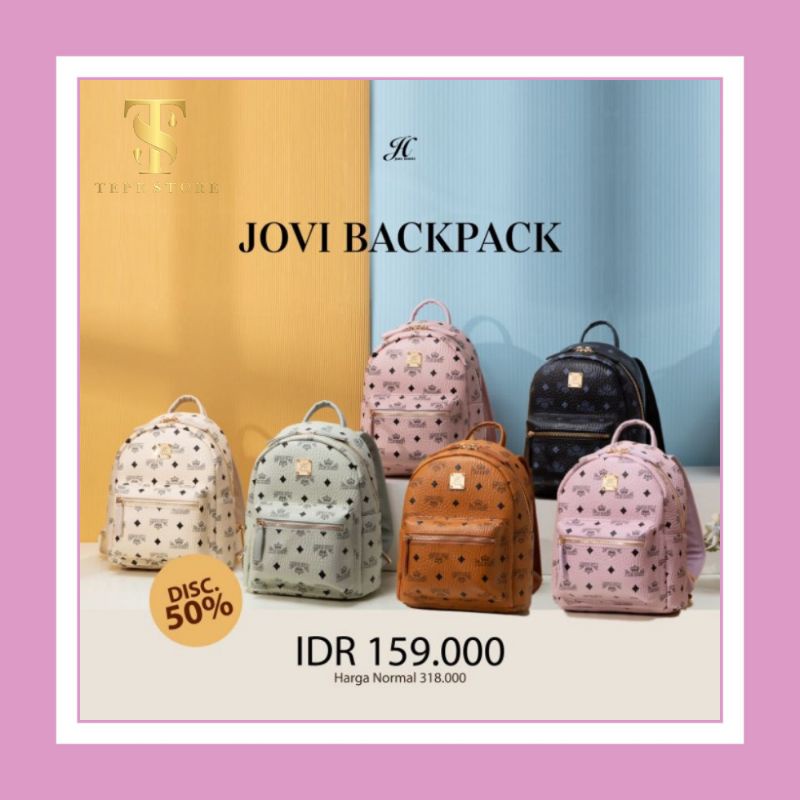 JIMS HONEY JOVI BACKPACK JIMSHONEY ORIGINAL TAS RANSEL WANITA