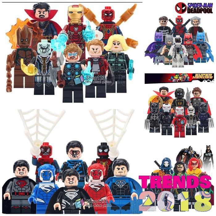 Neeewww Avengers Infinity War Heroes thor tony stark spiderman superman batman