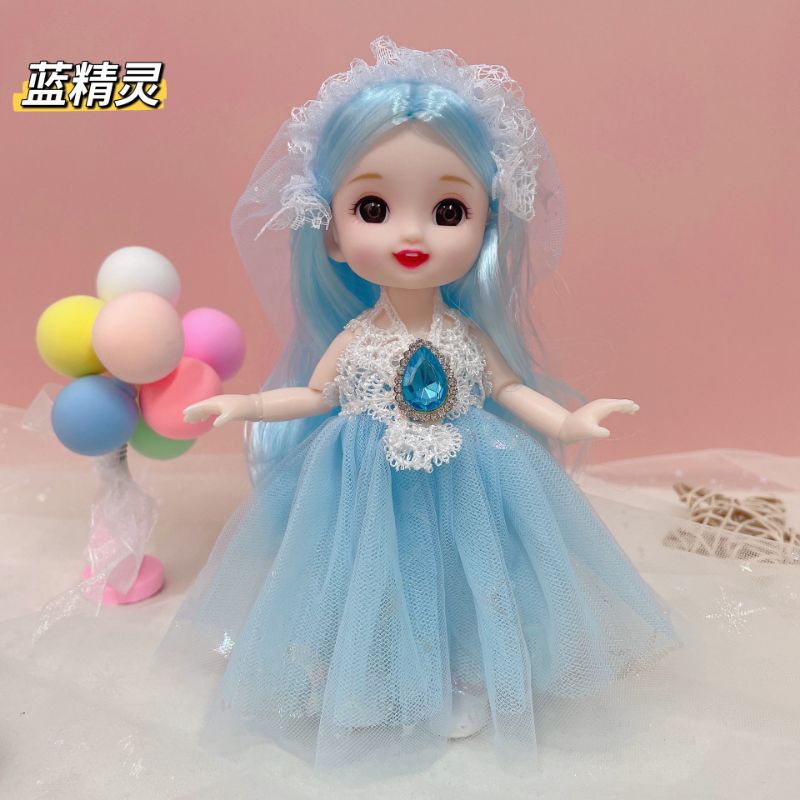 New Boneka BJD Tertawa Cantik Full Aksesoris Mewah Rambut Super Panjang