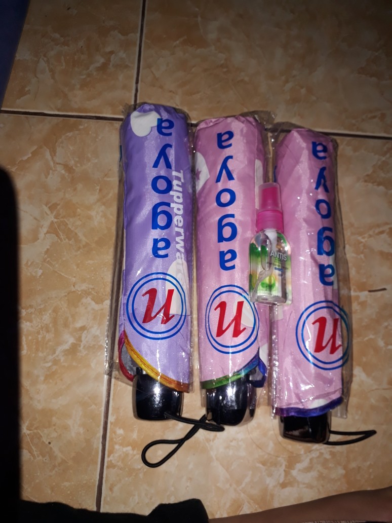 Payung Lipat 3d Magic Motif Panda & Polkadot