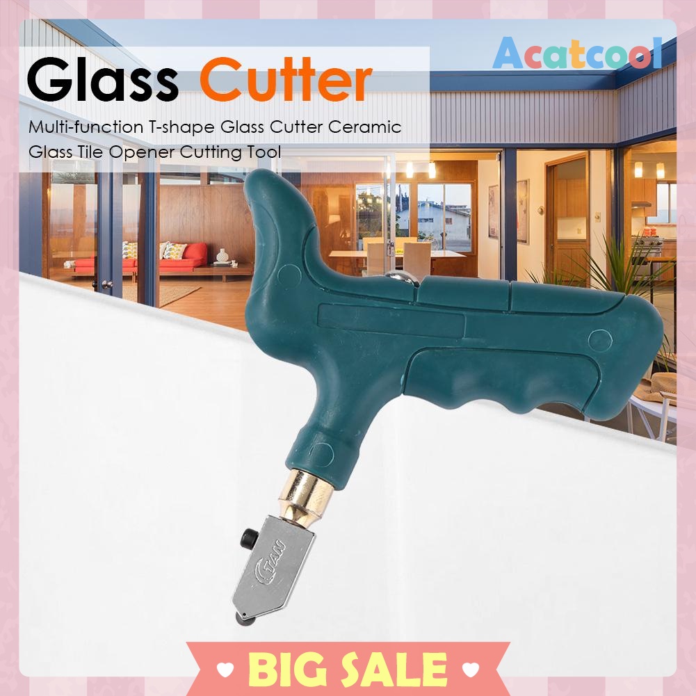 Multi-function T-shape Glass Cutter Ceramic Glass Tile Opener Cutting Tool