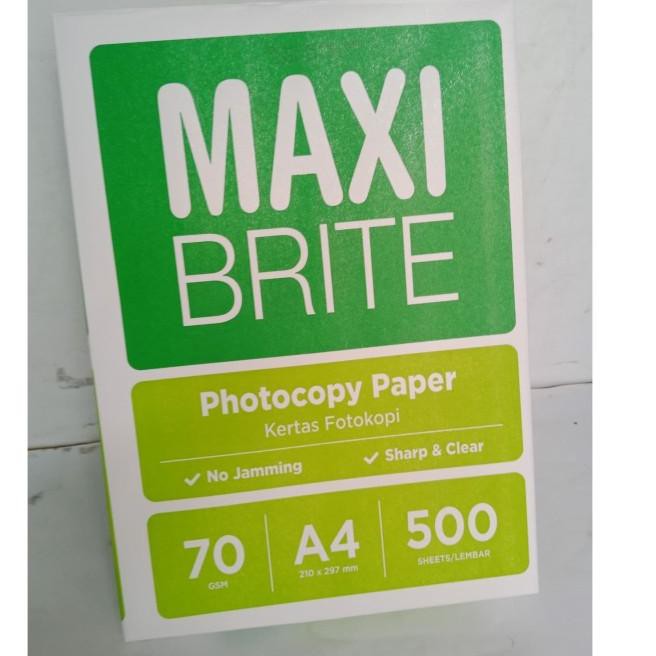 

♣ kertas hvs a4 maxi brite ➴
