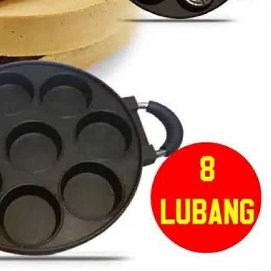 ➫ CETAKAN TEFLON 7 & 8 LUBANG DATAR MARTABAK MINI APEM ۞