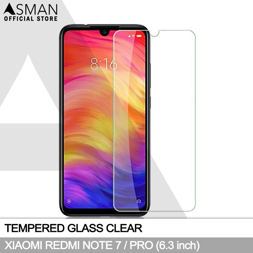 Tempered Glass Xiaomi Redmi Note 7 / Pro (6.3&quot;) | Anti Gores Pelindung Layar Kaca - Bening