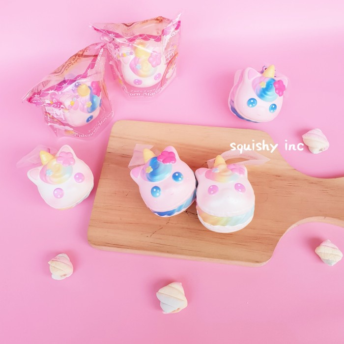 TERLARIS Ibloom Fuwa Fuwa Unicorn Macaroon