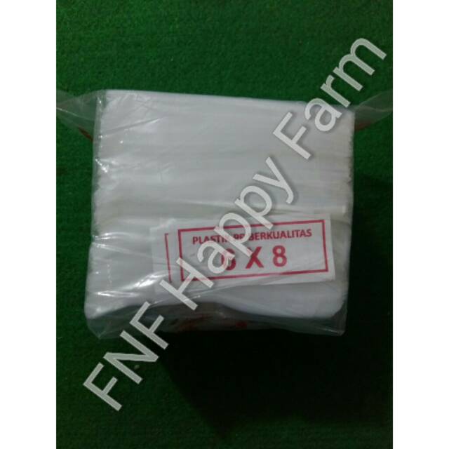 Plastik polybag semai ukuran 6x8 Dijual per 240gr
