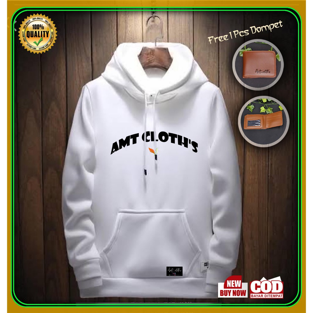 sweater Amt_cloth's pria swetaer pria sweater hoodie original Amt_cloth's free dan bonus dompet