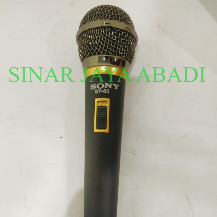 MIC KABEL SONY SY-60 SUPER CARDIOID DYNAMIC