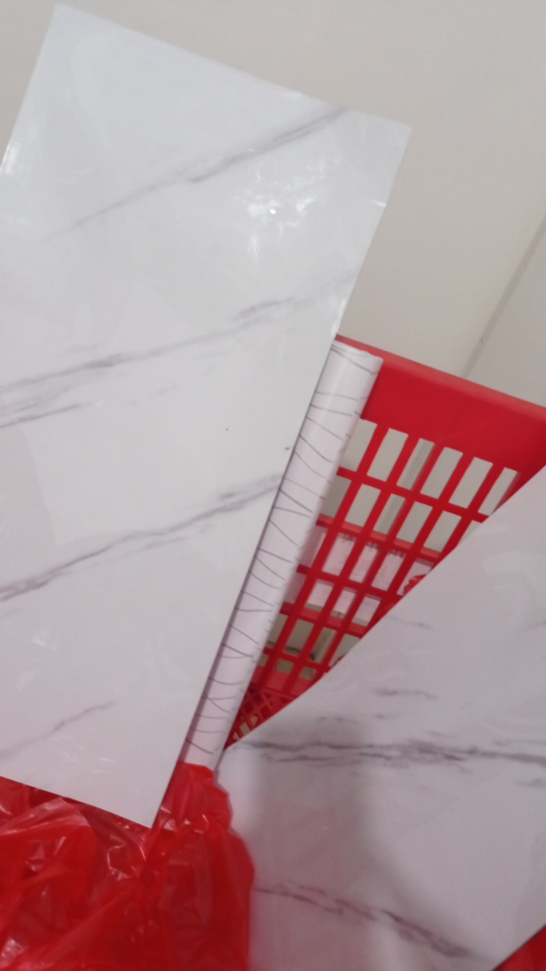 Vinyl Lantai Stiker 30cmx60cm Tebal 1-2mm Dengan Lem • High Quality