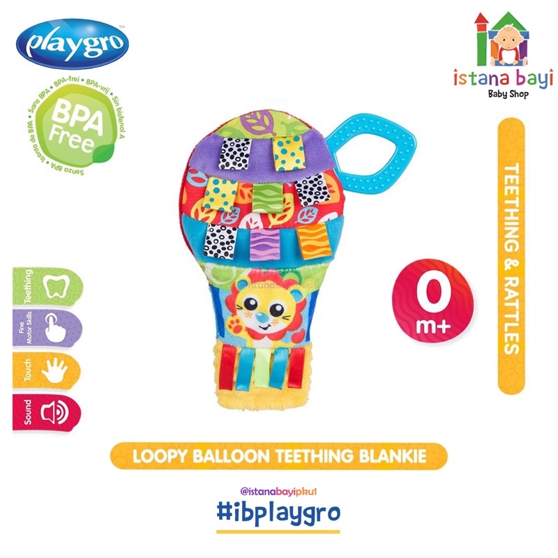 PLAYGRO LOOPY BALLOON/PLAYGRO TEETHER/MAINAN BAYI/GIGITAN BAYI