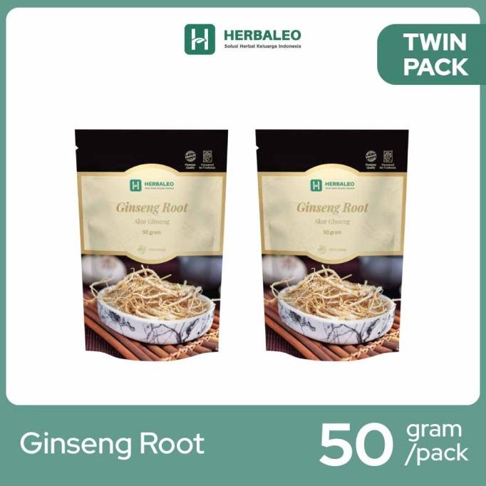 

BIG SALE TWINPACK - HERBALEO GINSENG ROOT 50 GRAM ( AKAR GINSENG ) TERBAIK
