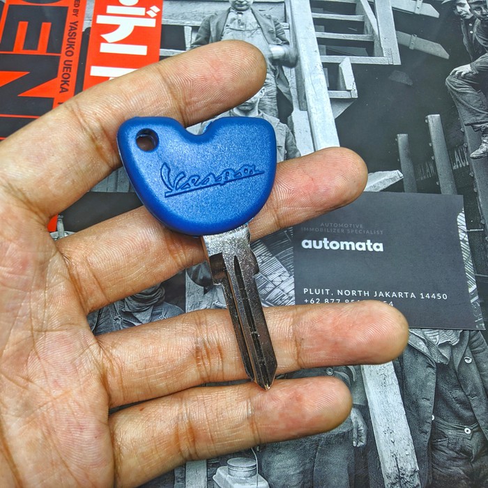 Kunci DUPLIKAT  Vespa LX LXV S GTS GTV PRIMAVERA SPRINT PIAGGIO LIBERTY