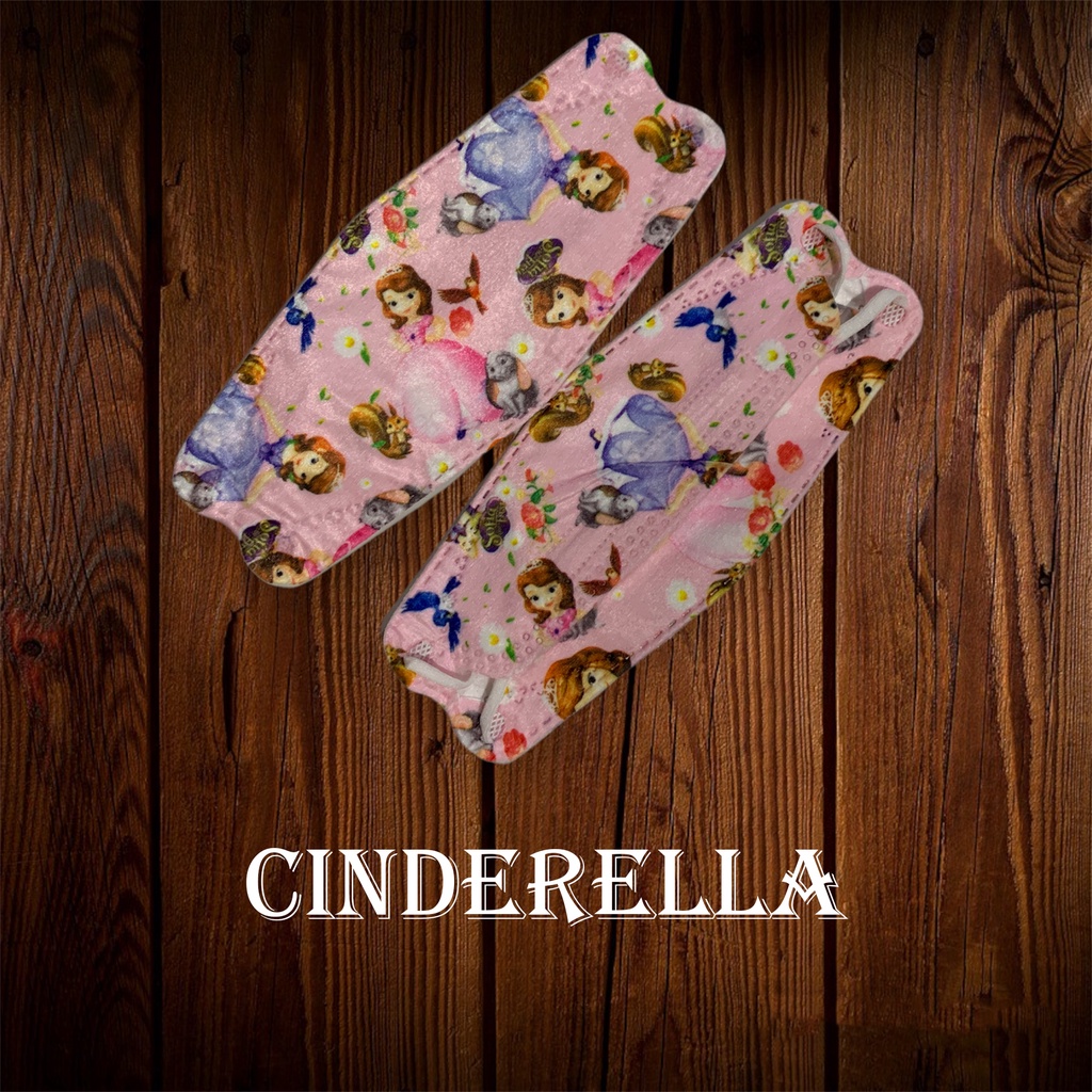 Masker KF94 anak 4ply PREMIUM/karakter BT21/Masker anak/Child mask