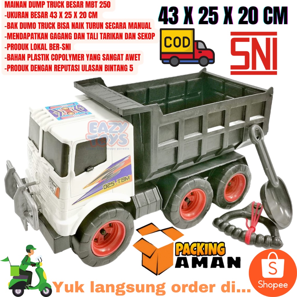 Jual Mainan Anak Mobil Mobilan Truk Pengangkut Dump Truck MBT 250